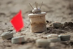 قطع پای یک نوجوان شوشی در انفجار مین