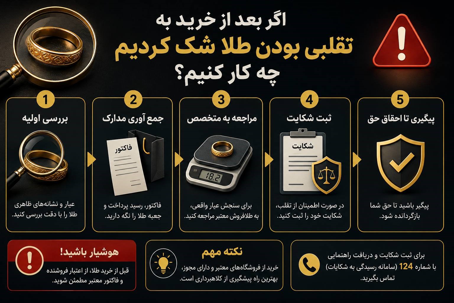 رایجترین روشهای تقلب در طلا؛ هنگام خرید مراقب چه چیزهایی باشیم؟ رایجترین روشهای تقلب در طلا؛ هنگام خرید مراقب چه چیزهایی باشیم؟