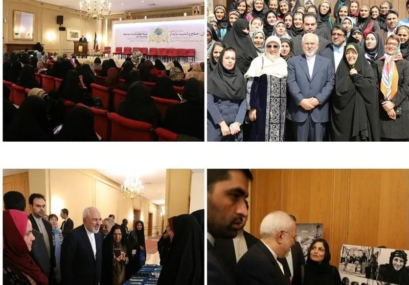 ظریف: زنان می‌توانند پیشگام مبارزه با  خشونت و نفرت باشند و هستند