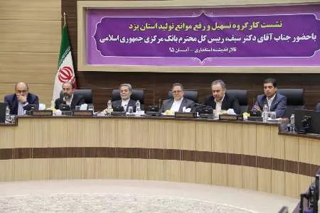 سیف: تسهیلات اعطایی باید موجب بهره وری اقتصادی شود