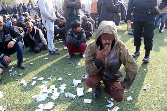 معتادان تهرانی روزی «یک تُن» مواد می‌کشند!