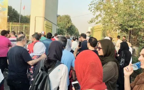 زنان سوری در ورزشگاه زنان ایرانی پشت «آزادی»