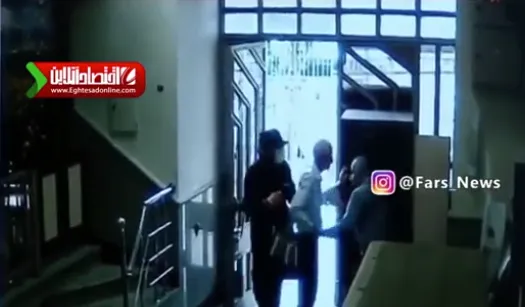 فیلم دوربین مدار بسته از سرقت از بانک ملی نعمت آباد
