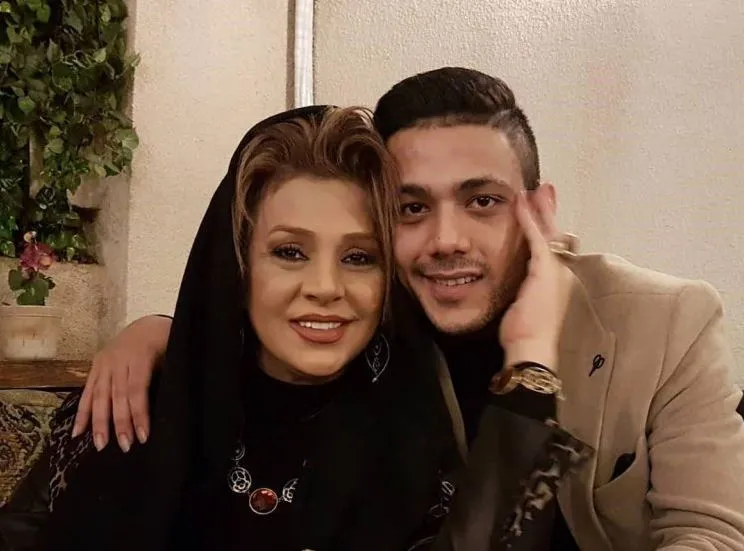 تصاویری تلخ از مراسم خاکسپاری پسر نسرین مقانلو