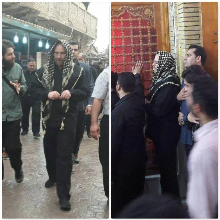 قالیباف در راهپیمایی اربعین +عکس