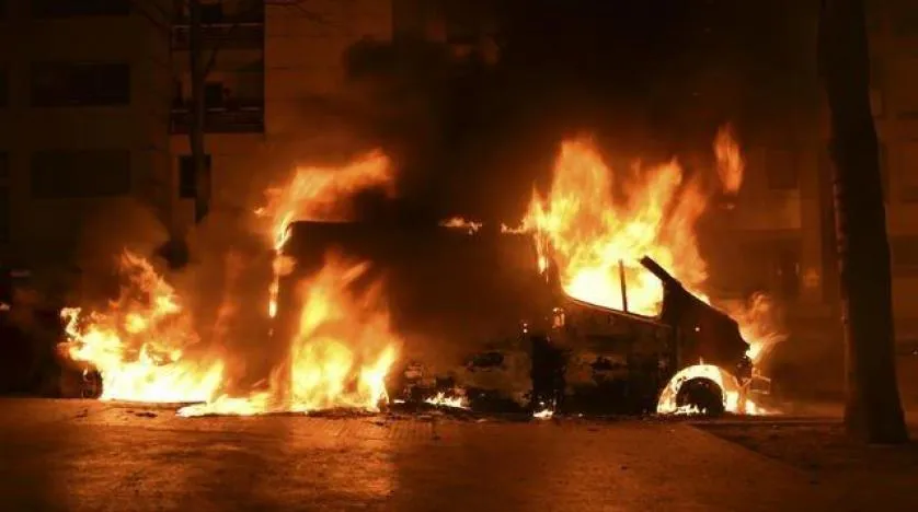 انفجار خودرو در گرگان جان راننده را گرفت