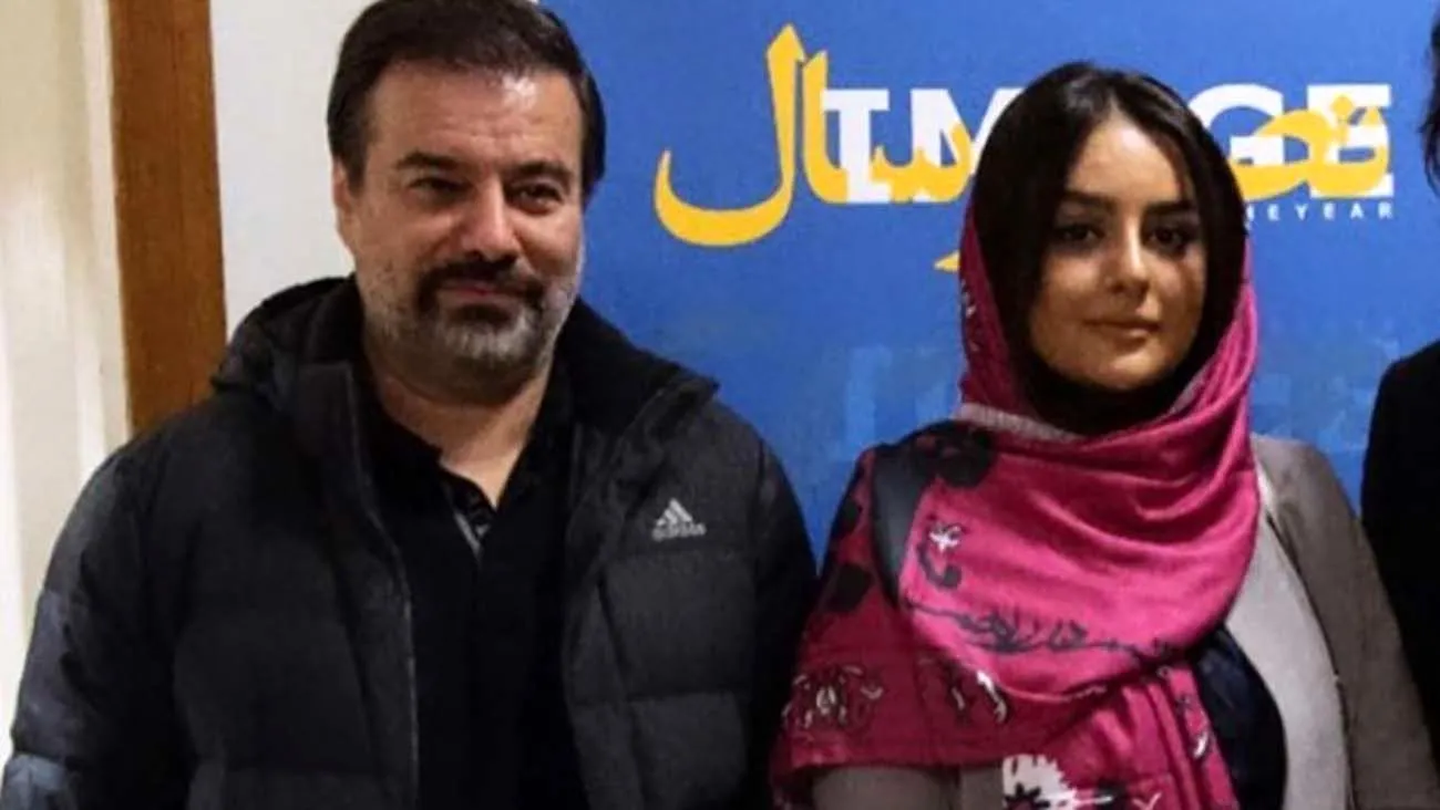 سلفی جدید پیمان قاسمخانی و همسر جوانش + عکس