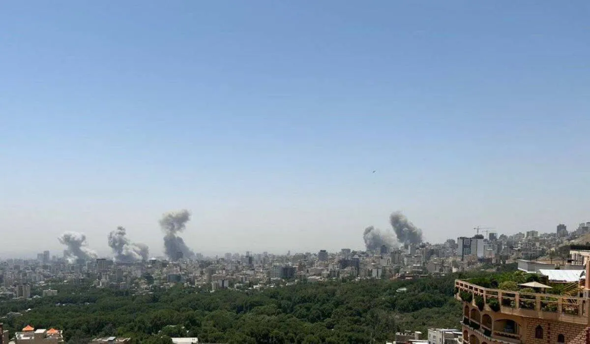 انفجار میدان ونک امروز ۲ تیر ۱۴۰۴ + فیلم
