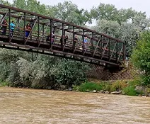 رودخانه‌ای که طلایی شد +عکس