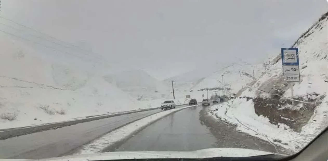 خطر بزرگ برای رانندگان؛ در این جاده توقف نکنید