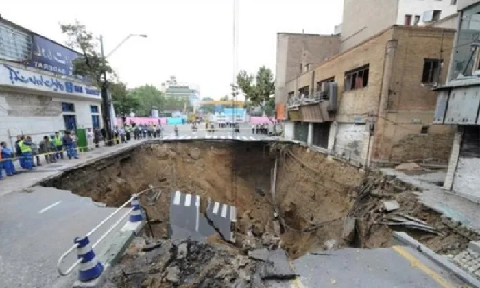 میانگین سالانه فرونشست در ایران بین ۲۰ تا ۳۰ سانتی‌متر است