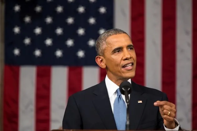 In final address, Obama touts values and prods Trump