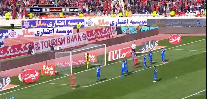 نخستین گل دربی برای پرسپولیس به ثمر رسید +فیلم