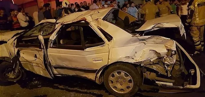 واژگونی خودرو ۲ کشته به جا گذاشت