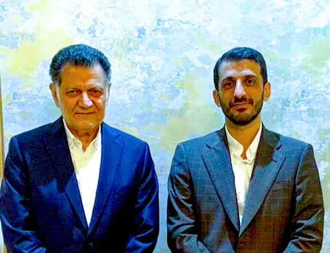 دیدار مدیرعامل فولاد مبارکه با مجری طرح و نخستین مدیرعامل این شرکت