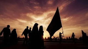 ورود نمادین کاروان امام حسین(ع) به کربلا + فیلم