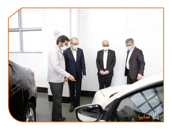 بازدید مدیرعامل بانک تجارت از گروه خودروسازی سایپا