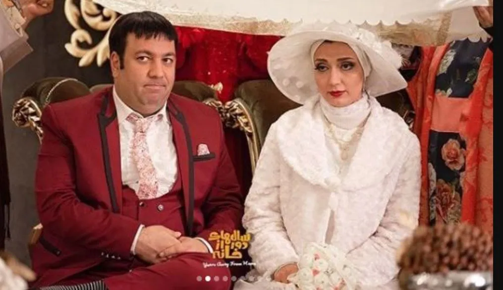 حواشی خنده دار مراسم عروسی بازیگر معروف + فیلم