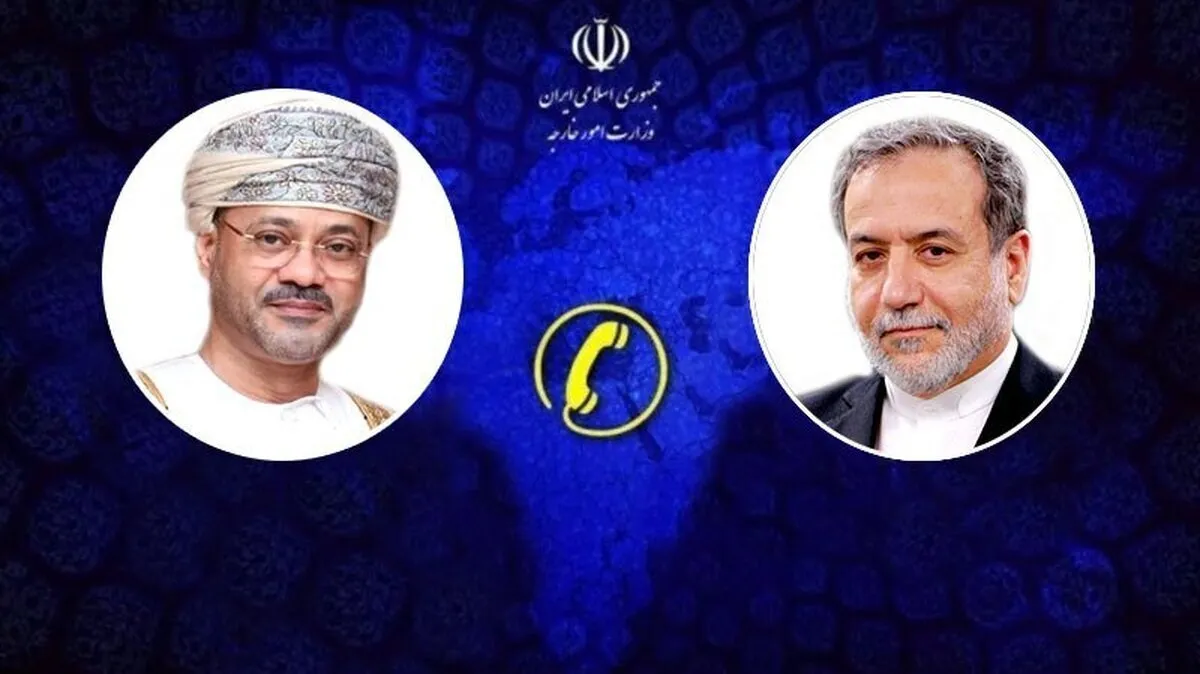 گفتگوی عراقچی با همتای عمانی/ تاکید ایران و عمان بر حفظ امنیت دریانوردی و تقویت فضای دیپلماتیک