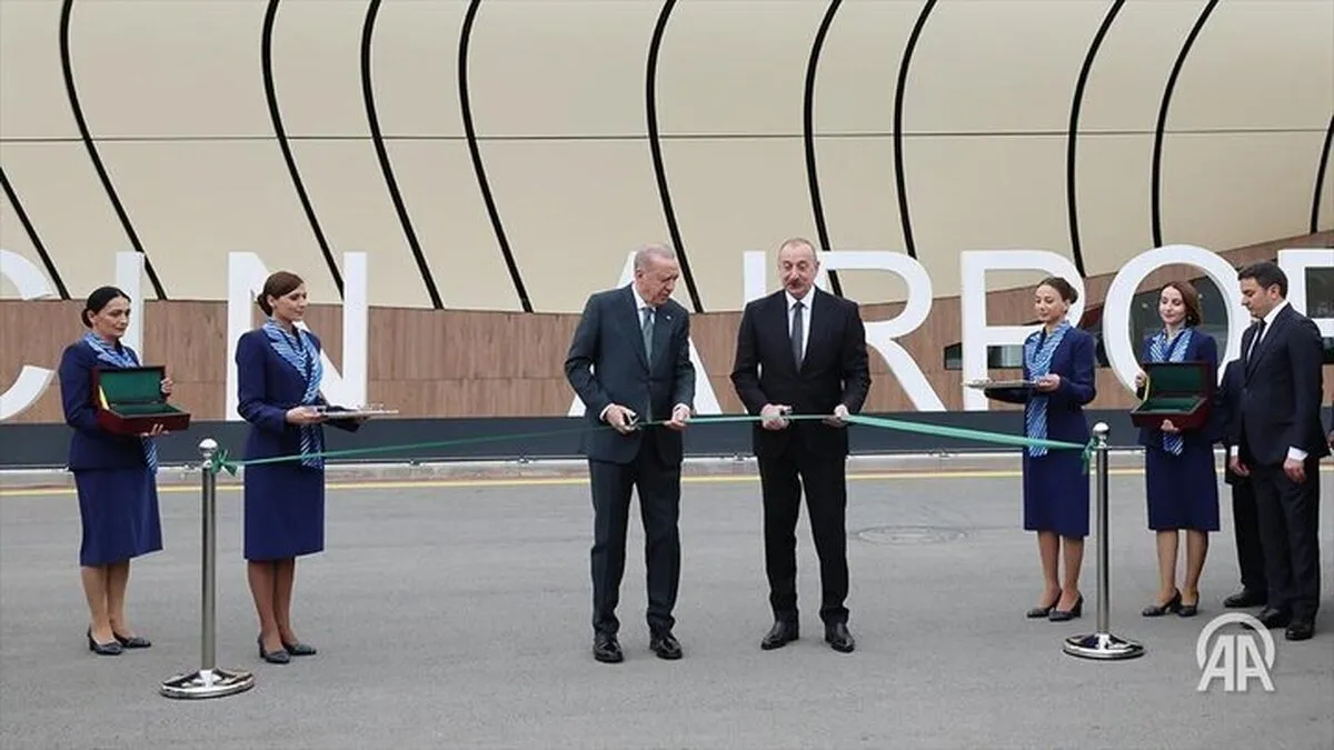 Azerbaijani, Turkish leaders inaugurate Lachin Intl. Airport