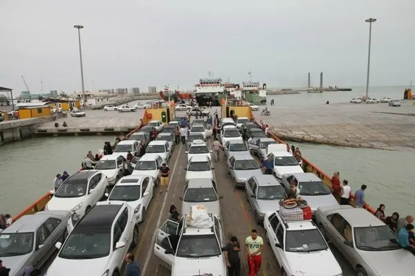 ورود و خروج خودرو به قشم چقدر آب میخورد؟