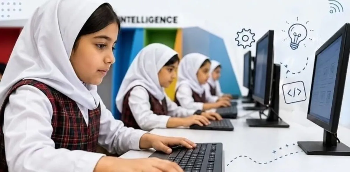 آشنایی با دبستان روشنگران | اولین دبستان مجهز به game wall در ایران