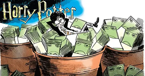 یک دهه موفقیت مالی با نام تجاری هری پاتر