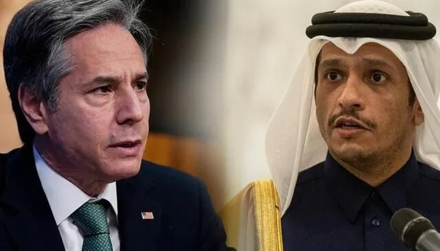 ​تماس تلفنی وزیرخارجه قطر با بلینکن پس از گفت‌وگو با امیرعبداللهیان