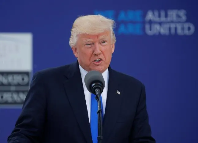 Trump scolds NATO members days ahead of summit