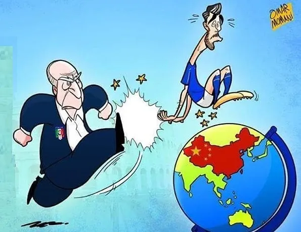 اولین اخراجی جام جهانی ۲۰۱۸ را ببینید! (کاریکاتور)