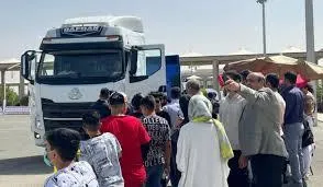 امکان تست درایو کشنده دافران H7 شایان دیزل در نمایشگاه خودرو
