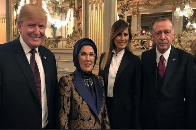 دیدار اردوغان و ترامپ در حاشیه نشست پاریس