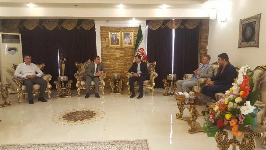 دیدار سرکنسول ایران در سلیمانیه رئیس اتحادیه سرمایه گذاران اقلیم کردستان