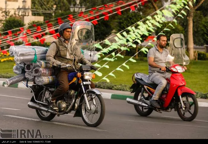 موتورسیکلت‌های تهران +تصاویر