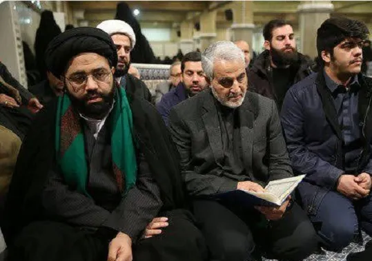 سردار سلیمانی در مراسم گرامیداشت آیت‌الله شاهرودی