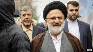 علی-اصغر-حجازی-و-سید-حسن-خمینی-در-مراسم-تدفین-رهبر-شهید-عکس