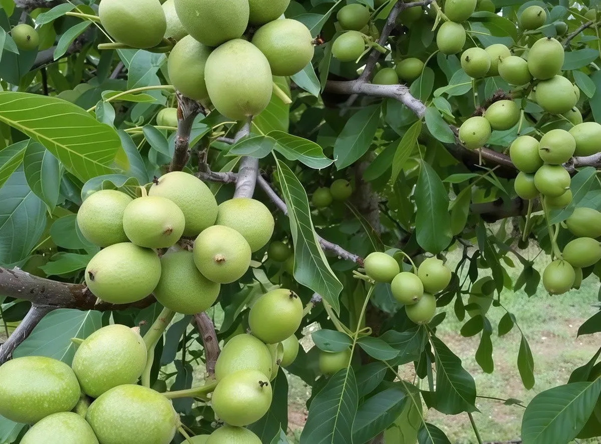 درآمد بالای ۵ میلیارد با کاشت یک هکتار نهال گردو اصلاح شده