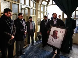تشییع‌پیکر مرحوم صادق‌طباطبایی +عکس