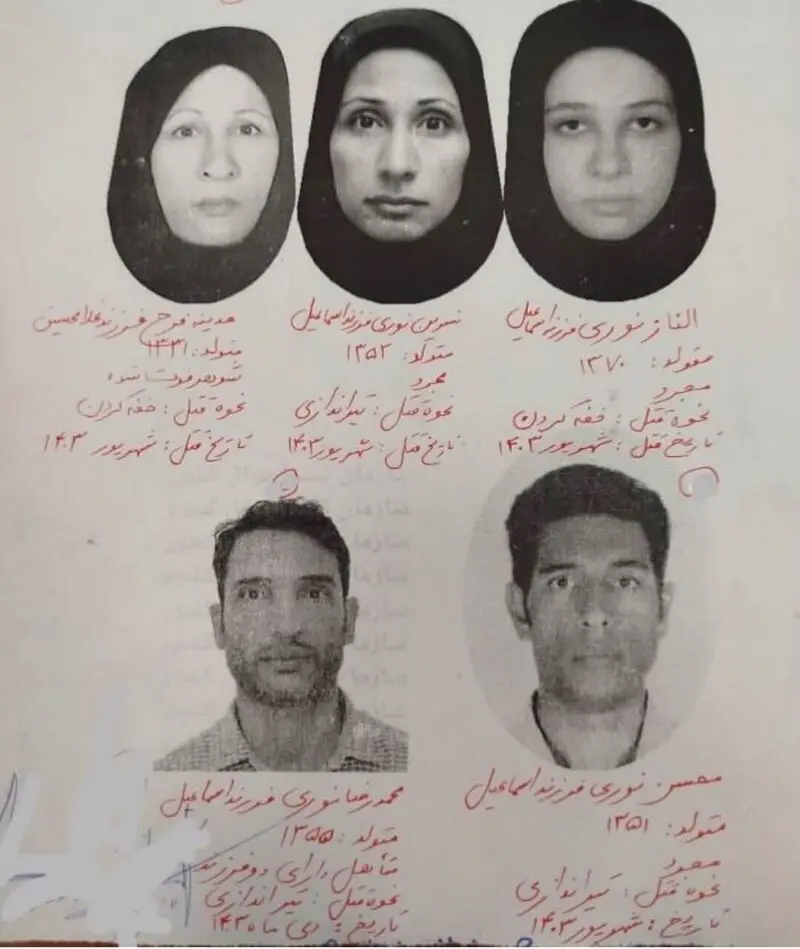 ابعاد تازه جنایت چاه مرگ در منطقه پونک / دو برادر چگونه ۵ عضو خانواده را کشتند؟+ عکس