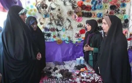 بازدید مولاوردی از نهمین نمایشگاه زنان و تولید ملی