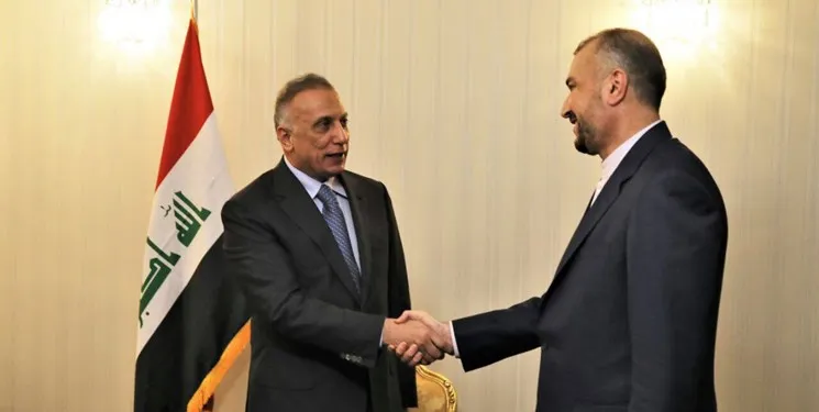 دیدار امیرعبداللهیان با مصطفی الکاظمی + عکس