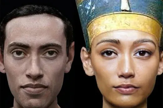 بازسازی چهره فرمانروایان مصر باستان + فیلم