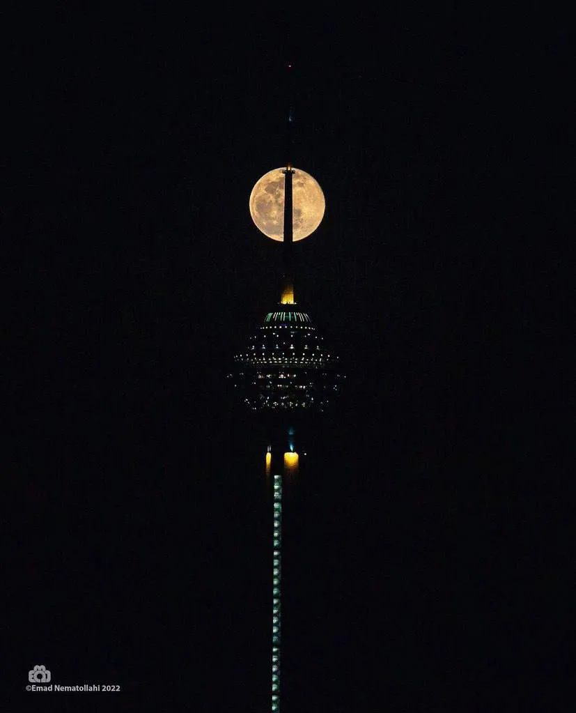 آخرین ماه کامل قرن ۱۴ در تهران  + عکس