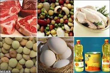 قیمت کالاهای اساسی در بازار