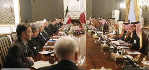 توئیت امیر قطر بعد از سفر به تهران