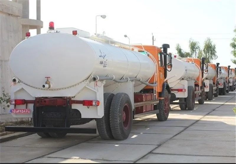 اعزام تانکرهای آبرسانی شهرداری تهران به همدان