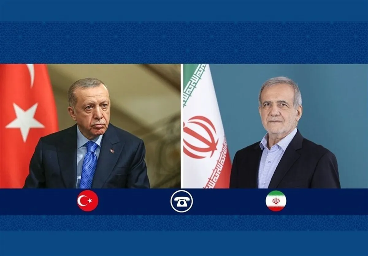 Pezeshkian, Erdogan Discuss Boosting Iran-Turkey Economic Ties