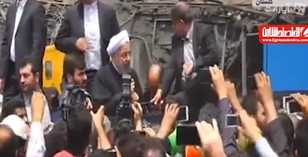 سخنان رییس‌جمهور در محل حادثه معدن آزادشهر +فیلم