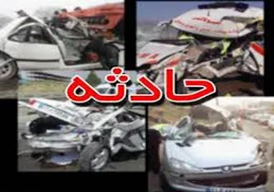 تصادف مرگبار سمند با نیسان