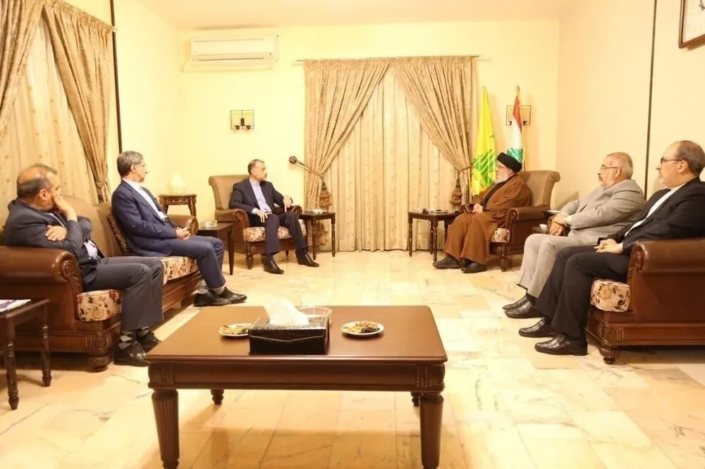 امیرعبداللهیان با سید حسن نصرالله دیدار کرد